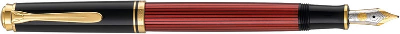 Pelikan قلم حبر سائل بيليكان سوفرين M600 مع رأس عريض باللون الأسود/الأحمر - Image 4